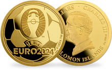 Monnaie officielle en or : « Emblème » UEFA EURO 2024