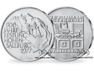 100-Schilling-Gedenkmünze ''900 Jahre Festung Hohensalzburg''