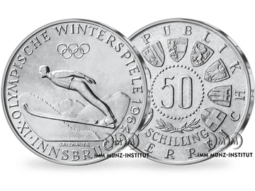 50-Schilling-Gedenkmünze ''Olympische Winterspiele Innsbruck''