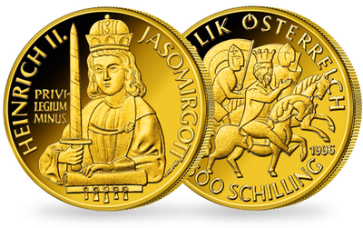 500-Schilling-Goldmünze 1996 