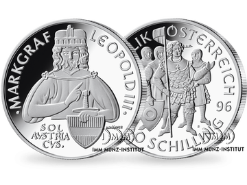 100-Schilling-Gedenkmünze ''Leopold III.''