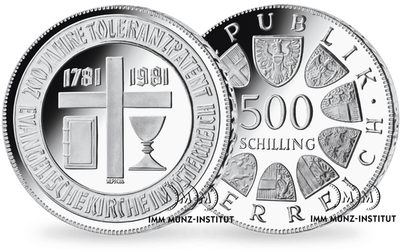 500-Schilling-Gedenkmünze 1981