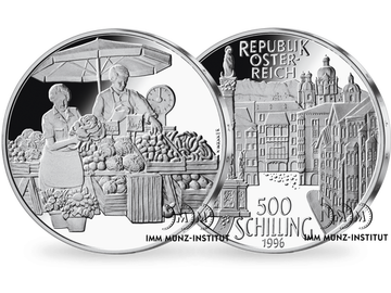 500-Schilling-Gedenkmünze ''Städte''