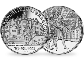 10-Euro-Silbermünze 2002 ''Schloss Ambras''