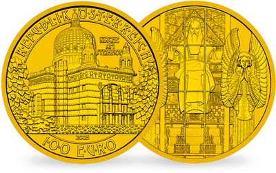 100-Euro-Goldmünze 2005, ''Kirche am Steinhof''