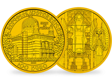 100-Euro-Goldmünze 2005 ''Kirche am Steinhof''