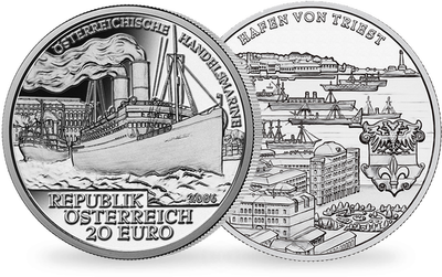 20-Euro-Silbermünze 2006 ''Österreichische Handelsmarine''