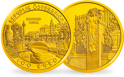100-Euro-Goldmünze 2006, ''Wienflussportal''