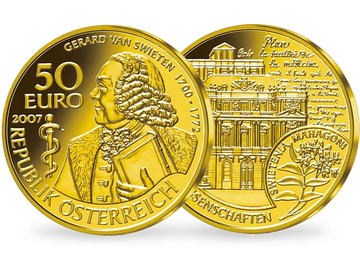 50-Euro-Goldmünze 2007 ''Gerard van Swieten''