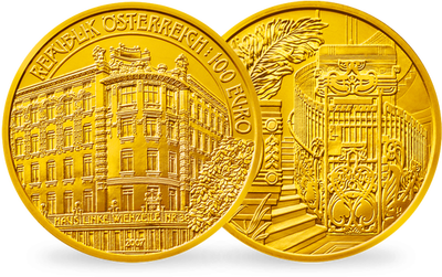 100-Euro-Goldmünze 2007  ''Linke Wienzeile Nr. 38''