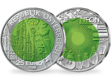 25 Euro Silber-Niob-Münze 2008 