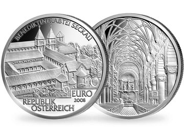 10-Euro-Silbermünze 2008 ''Abtei Seckau''