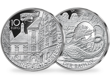 10-Euro-Silbermünze 2009 ''Der Basilisk''