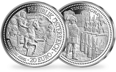 20-Euro-Silbermünze 2010 ''Vindobona''