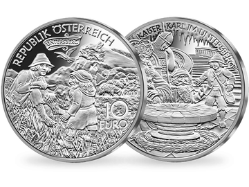 10-Euro-Silbermünze 2010 ''Karl der Große''