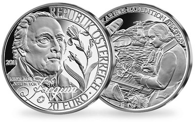 20-Euro-Silbermünze 2011 ''Nikolaus Joseph von Jacquin''