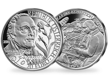 20-Euro-Silbermünze 2011 ''Nikolaus Joseph von Jacquin''
