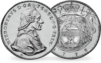 Original-Silbertaler von Hieronymus von Colloredo 1772-1803