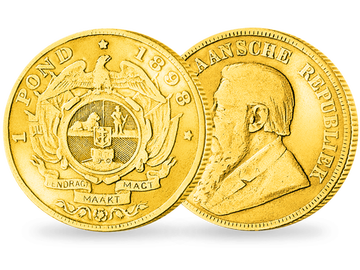 1-Gold-Pfund aus den Jahren 1892 bis 1900