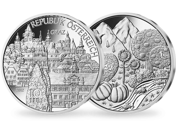 10-Euro-Silbermünze 2012 ''Die Steiermark''
