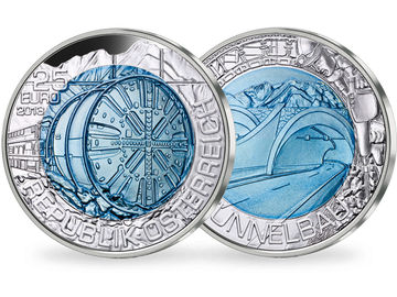 25 Euro Silber-Niob-Münze 2013 