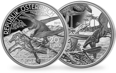 20-Euro-Silbermünze 2013 ''Jura - Leben in der Luft''