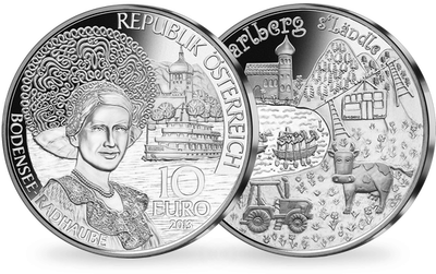 10-Euro-Silbermünze 2013 ''Vorarlberg''