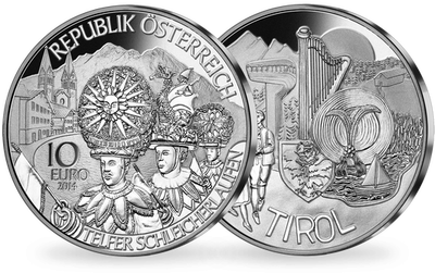 10-Euro-Silbermünze 2014 ''Tirol''