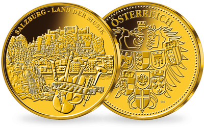 ''Salzburg'' in edlem Gold