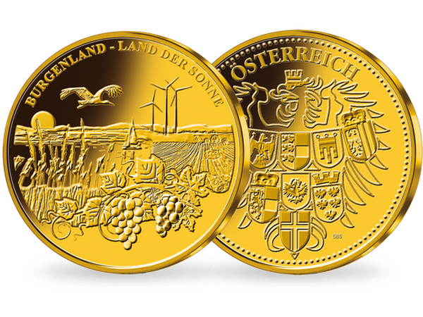 Die Gold-Gedenkausgabe ''Das Burgenland''