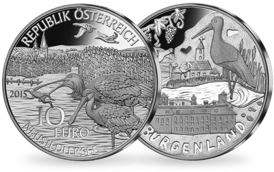 10-Euro-Silbermünze 2015 ''Burgenland''