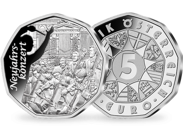 5-Euro-Silbermünze 2016 ''Neujahrskonzert''