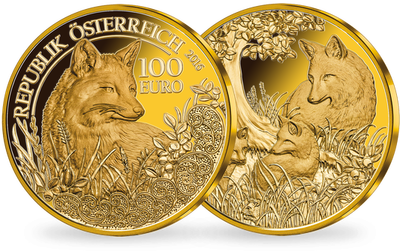 100-Euro-Goldmünze 2016 ''Der Fuchs''