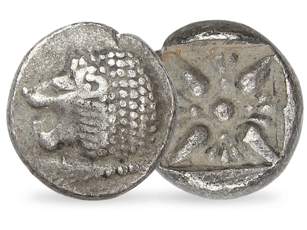 2500 Jahre alte Münze ''Miletischer Löwe''