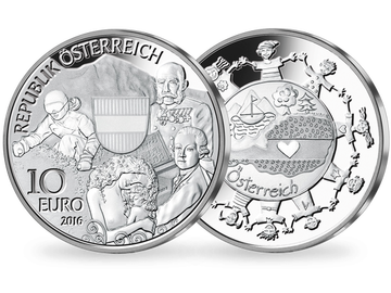 10-Euro-Silbermünze 2016 ''Österreich'' (PP)