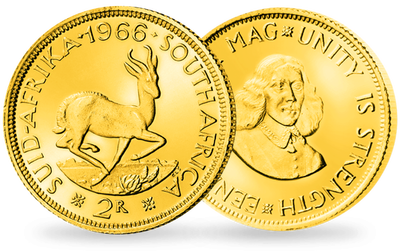 2-Gold-Rand aus den Jahren 1961 bis 1983
