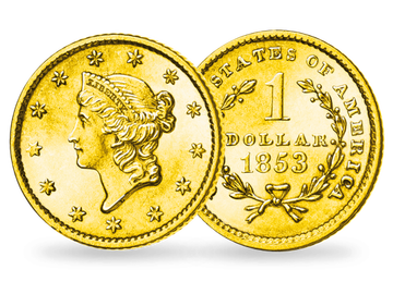 Die erste 1-Dollar-Goldmünze der USA