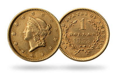 Die erste 1-Dollar-Goldmünze der USA