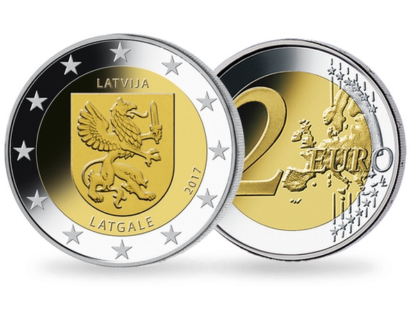 2-Euro ''Lettgallen/Latgale – Regionen''
