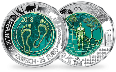 25 Euro Silber-Niob-Münze 2018 