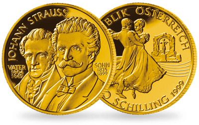 500-Schilling-Goldmünze 1999 