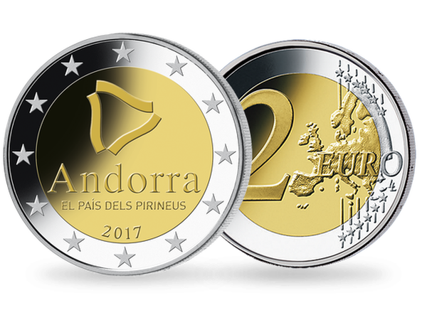 2-Euro ''Land in den Pyrenäen''