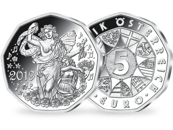 Österreich 5-Euro-Silbermünze ''Lebensfreude'' 2019