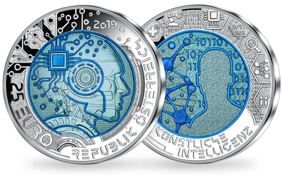 25 Euro Silber-Niob-Münze 2019 