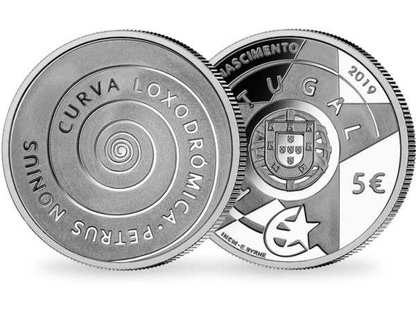 Portugals 5-Euro-Silbermünze ''Renaissance'' 2019