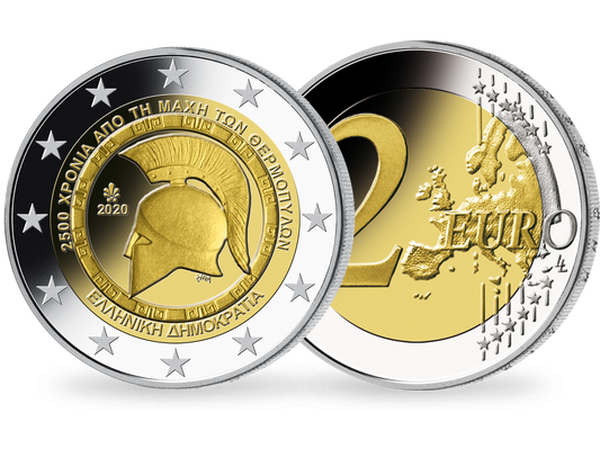 2-Euro-Münze ''Schlacht bei den Thermopylen''