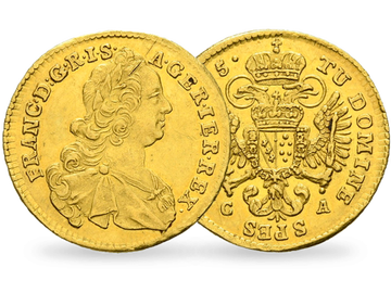 Seltener Dukat von Franz I. Stephan aus edlem Gold