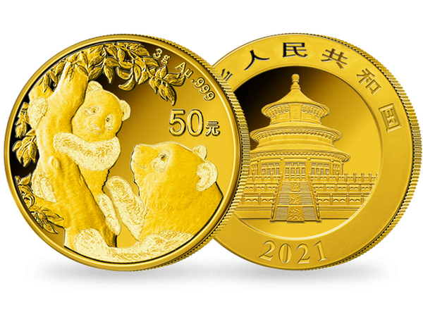 1/10 Unze Goldmünze ''Panda''aus China