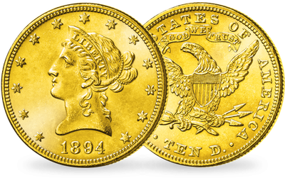 Die letzte 10-Dollar-Goldmünze mit 