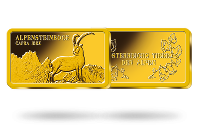Österreichs Alpentiere in purem Gold